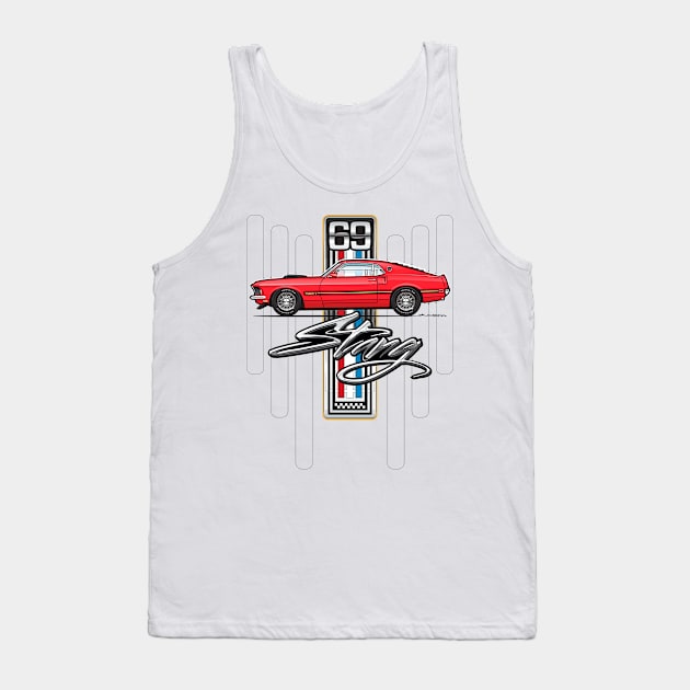 Red 69 Tank Top by JRCustoms44